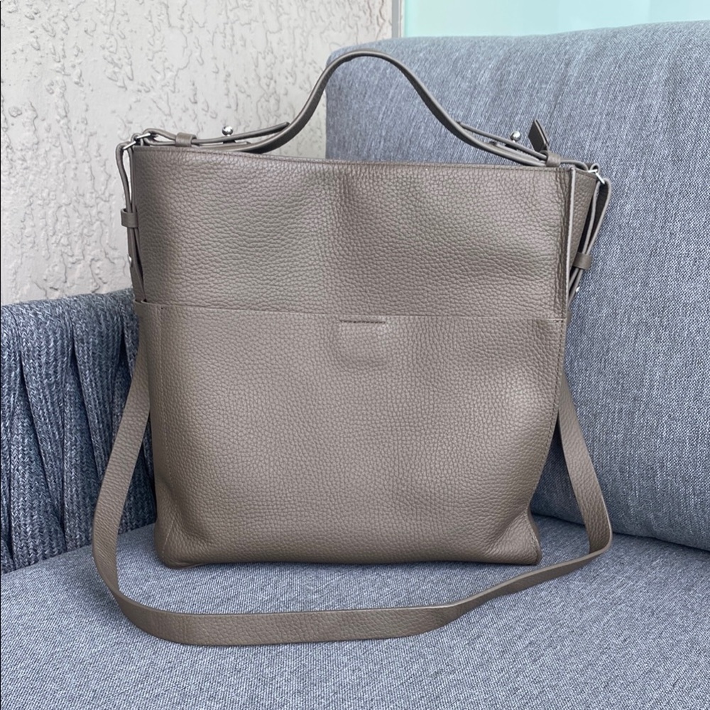All Saints Casual Classic Shopper Tote Leather Bag